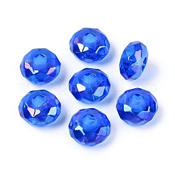 Independence Day Transparent Acrylic European Beads&nbsp;OACR-E033-25M1