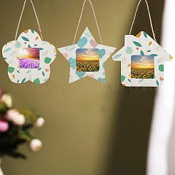 Natural Poplar Wood Hanging Photo Frame&nbsp;ODIS-FG0001-12