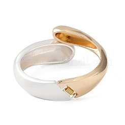 Alloy Teardrop Hinged Cuff Bangles for Women&nbsp;BJEW-A144-02