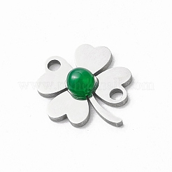 Clover Connector Charms&nbsp;PALLOY-JF03507