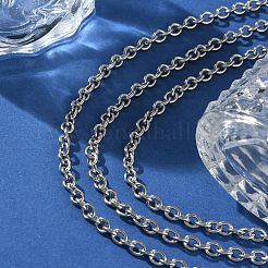 304 Stainless Steel Cable Chain Necklaces for Women Men&nbsp;STAS-M102-69P
