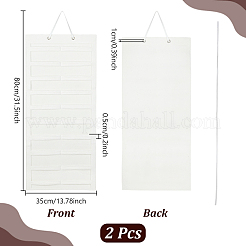 Felt Hair Accessories Storage Hanging Bag&nbsp;HJEW-WH0063-032