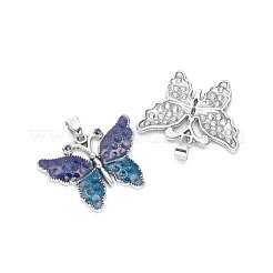 Antique Silver Plated Alloy Pendants&nbsp;ENAM-L030-M01-AS