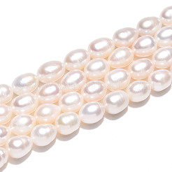 Natural Cultured Freshwater Pearl Beads Strands&nbsp;PEAR-N012-07V