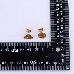 18Pcs 9 Style 304 Stainless Steel Stud Earring Findings&nbsp;STAS-SZ0002-88