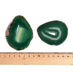 Dyed & Heated Natural Agate Slice Cabochons&nbsp;GG-CBAAF67-01E