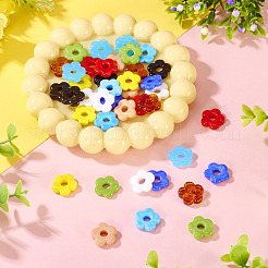 40Pcs 10 Colors Handmade Lampwork Beads&nbsp;LAMP-TA0001-65