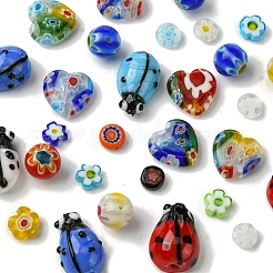 33Pcs Handmade Lampwork Beads&nbsp;LAMP-FS0001-12