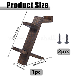 2-Tier Wooden Game Controller Display Stands&nbsp;ODIS-WH0025-311