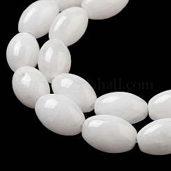 Natural White Jade Beads Strands&nbsp;G-B106-B19-01