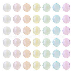 350Pcs 7 Colors Translucent Acrylic Beads&nbsp;TACR-TA0001-17