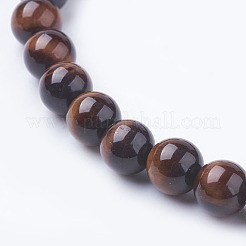 Natural Red Tiger Eye Beads Strands&nbsp;G-C076-6mm-1D