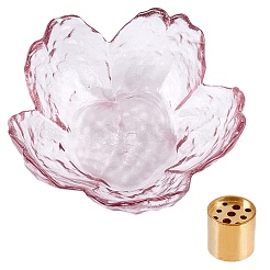Sakura Glass Dipping Dish&nbsp;AJEW-CN0004-76B