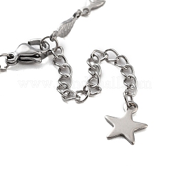 Tarnish Resistant 201 Stainless Steel Link Bracelet Settings Fit for Cabochons&nbsp;MAK-K023-01A-P