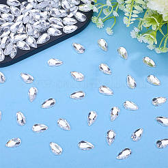 100Pcs Sew on Rhinestone&nbsp;ACRT-GO0001-01B