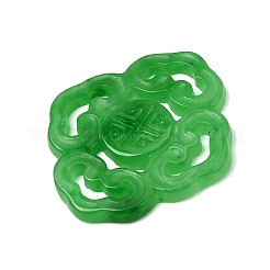 Natural Myanmar Jade Dyed Connector Charms&nbsp;G-Z162-09