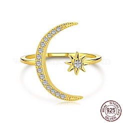 925 Sterling Silver Cuff Rings&nbsp;RJEW-A019-26G
