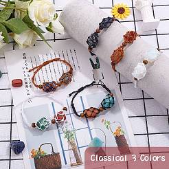 12Pcs Adjustable Braided Nylon Cord Macrame Pouch Bracelet Making&nbsp;AJEW-SW00010-02