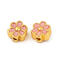 Brass Enamel Beads&nbsp;KK-Q081-10A-MG