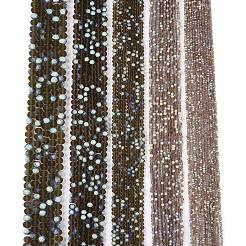 Transparent Glass Beads Strands&nbsp;EGLA-A044-T1mm-MB16
