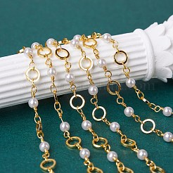Brass Handmade Beaded Chain&nbsp;CHC-SZ0001-21
