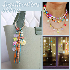 130Pcs 2 Styles Transparent Acrylic Beads&nbsp;MACR-ME0001-23