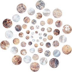 Natural Akoya Shell Pendants&nbsp;SHEL-SC0001-02