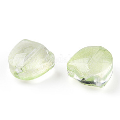 Spray Painted Transparent Glass Beads&nbsp;GLAA-T022-26-A03