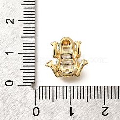 Brass with Cubic Zirconia Beads&nbsp;LS-KK-Q035-14G