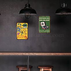 Metal Iron Sign Poster&nbsp;AJEW-WH0157-391