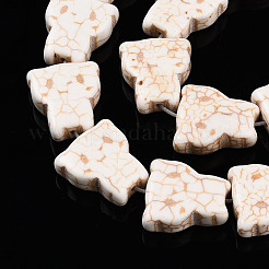 Dyed Synthetic Howlite Beads Strands&nbsp;TURQ-T004-12
