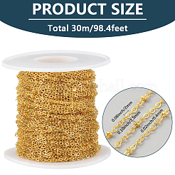 30M Brass Satellite Chains&nbsp;CHC-SC0001-13G