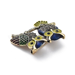 Alloy Enamel Brooch&nbsp;JEWB-C037-32B-AG