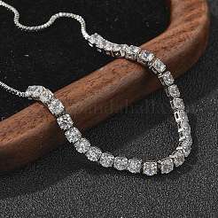 Adjustable Brass Micro Pave Cubic Zirconia Bracelets&nbsp;BJEW-G588-01P
