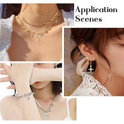 18Pcs 9 Style Brass Micro Pave Clear Cubic Zirconia Pendants&nbsp;KK-TA0001-10