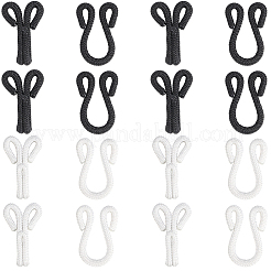 8Bags 2 Colors Brass Garment Hook and Eye&nbsp;KK-CY0001-19
