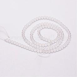 Natural Quartz Crystal Beads Strands&nbsp;G-N0218-01-2mm