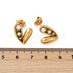 304 Stainless Steel Stud Earrings&nbsp;EJEW-G423-29A-G