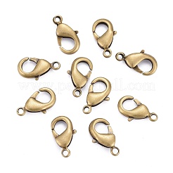 Antique Bronze Brass Lobster Claw Clasps&nbsp;X-KK-902-AB-NF