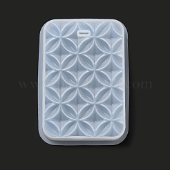 DIY Embossed Flower Pattern Pendant Silicone Molds&nbsp;DIY-G079-01F
