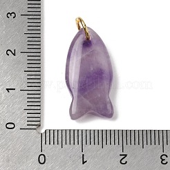 Natural Amethyst Pendants&nbsp;X-G-A297-01G-11