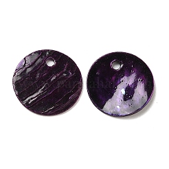 Spray Painted Natural Akoya Shell Charms&nbsp;LS-SHEL-F007-15A-10