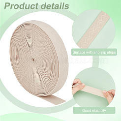 10 Yards Flat Polyester Elastic Cord/Band&nbsp;EC-WH0006-16A