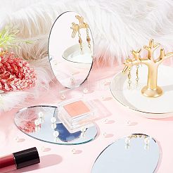 6Pcs Oval Glass Mirror&nbsp;AJEW-OC0003-19