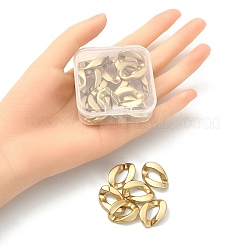 20Pcs Opaque Spray Painted Acrylic Linking Rings&nbsp;OACR-YW0001-53A