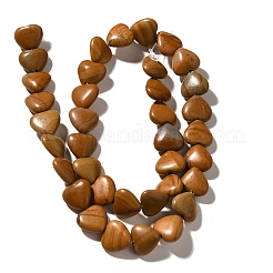 Natural Wood Lace Stone Wooden Jasper Beads Strands&nbsp;G-R190-10mm-58