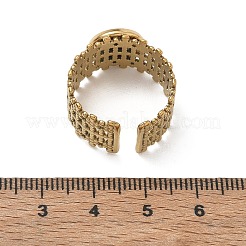 304 Stainless Steel Cuff Ring Components&nbsp;SA-CBA37BC-16B-G