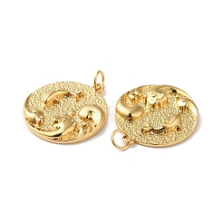 Rack Plating Brass Pendants&nbsp;KK-D074-18G