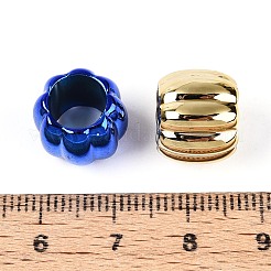 UV Plating Opaque Acrylic European Beads&nbsp;PACR-T017-18M
