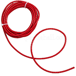 Braided Leather Cord with Core&nbsp;WL-CL0001-24C
